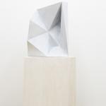 Collision<br />2007<br />Two modules, plywood, gesso and acrylic<br />125 x 38 x 54cm  (approx.)