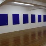Installation view  Chirriger (Blue Wren) # 26 - 31  (Seasons)  2011<br />Acrylic on canvas<br />120 x 90cm each