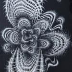 Lest Starts Totter in the Guilt of Man<br />2010   <br />Scraper Board	<br />50 cm x 31 cm<br />