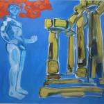 But I have other precious things on board<br />2011<br />oil on linen<br />137 x 147 cm 