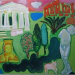 Gods and Goddesses<br />2011 <br />oil on linen <br />137 x 147 cm 