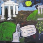 'Fate'<br />2010<br />oil on linen<br />150 x 180cm