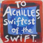 'To Achilles'<br />2010<br />oil on linen<br />20 x 20cm