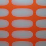  Grey on orange                2009 <br />oil on canvas<br />150 x 240cm   