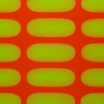 Yellow on orange      2009<br />oil on canvas<br />150 x 240cm      