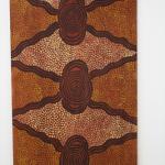 Tim Leura,<br />Honey Ant Dreaming 1976<br />Synthetic polymer on cotton canvas,<br />125 x 78.5cm