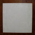 White Monochrome 1985,<br />Enamel and varnish on plywood<br />56 x 56.5cm