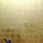 Chirriger and Fire # 6 2010<br />Gold leaf and acrylic on canvas<br />150 x 120cm 